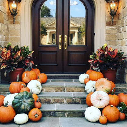 Autumn Essentials Package – Perfect for Small Porches (No Cleanup)
