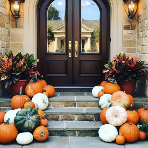 Autumn Essentials Package – Perfect for Small Porches (No Cleanup)